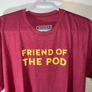 Friend of the Pod - Heather Red 2X Tee - NWOT